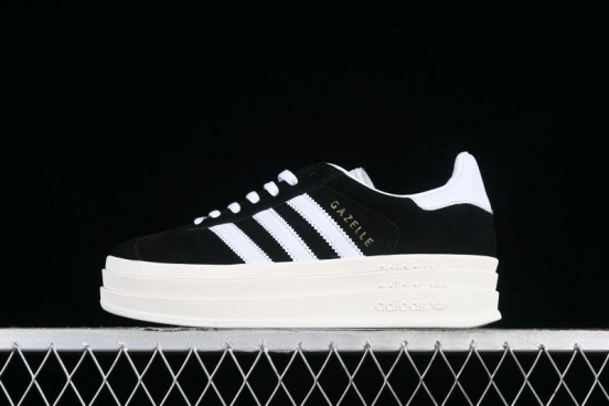 Adidas Originals Gazelle Bold HQ6912 Low-Top Sneakers with Thick Sole for Casual Wear Anti-Slip and Durable - HQ6912