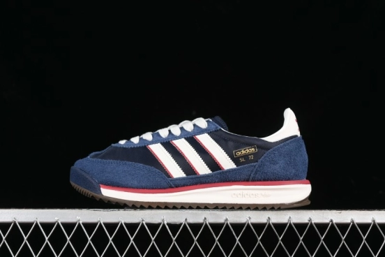 Adidas Originals SL 72 RS Retro Running Shoes with Nylon Upper and Suede Accents - IH0895