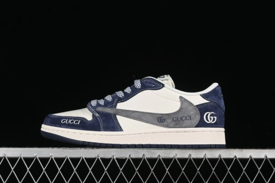 Nike Travis Scott x Fragment Design x Air Jordan 1 Low OG SP AJ1 Gucci Collaboration - XY2688-109