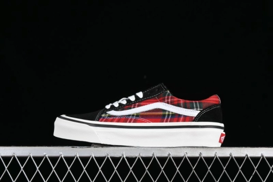Vans Old Skool 36 DX Anaheim Collection Checkered Low-Top Canvas Sneakers - VN0A38G2PXC