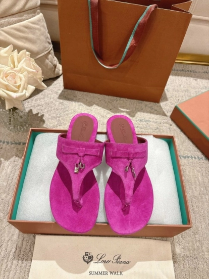 2025 Slippers Le Parmentier Pink Suede Slippers