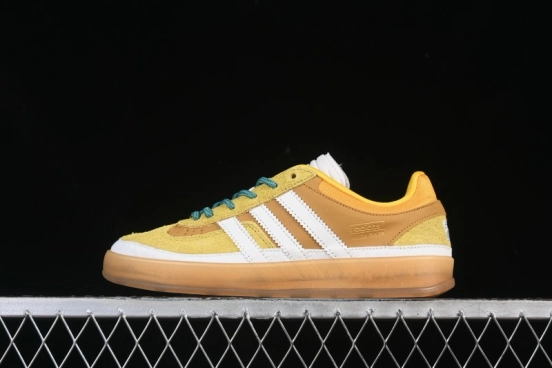 Adidas Gazelle Indoor Bad Bunny Collaboration Retro Low-Top Skate Shoes - JS5053