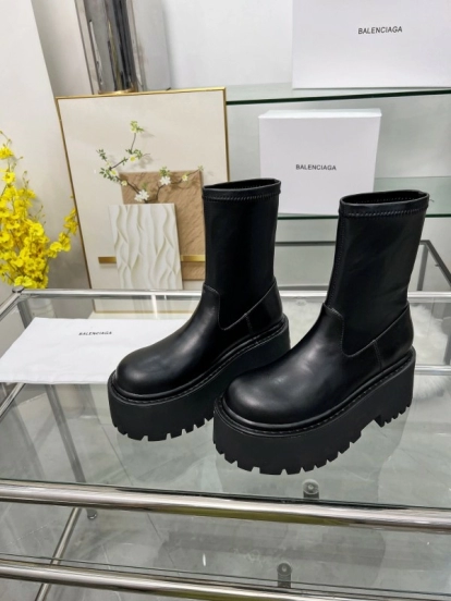 Balenciaga 2025/SS Autumn Winter Platform Ankle Boots Heavy Craftsmanship - LY00350