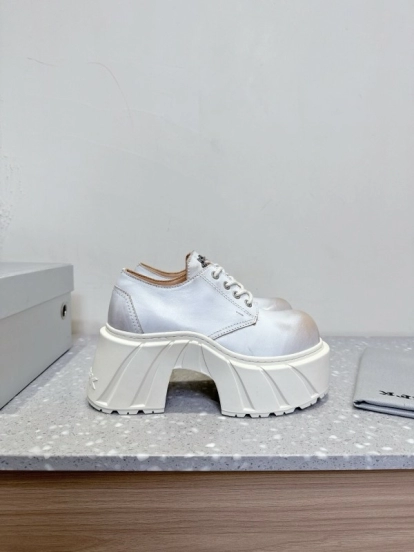 SMFK 2025SS Derby Shoes with Thick Sole Platform - LY00260