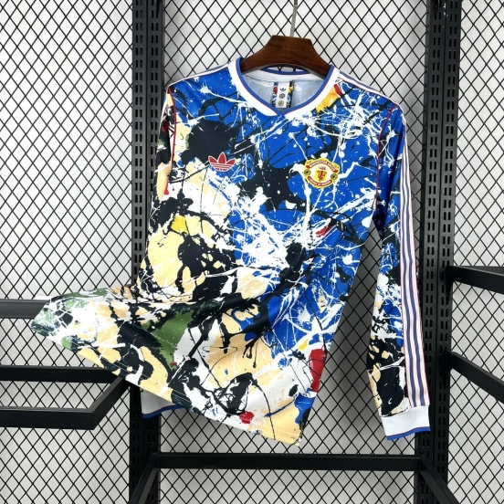 2025/26 Mens Manchester United X Stone Roses Long Sleeve Jersey
