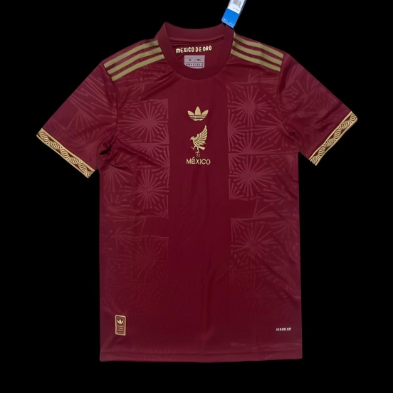 2025 Mexico Gold Cup Wine Jersey