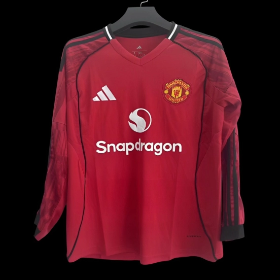 25/26 Manchester United Home Long Sleeve Jersey | Yupoo Store