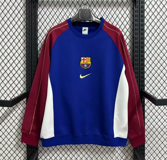 25/26 Barcelona Blue/Wine/White Sweater